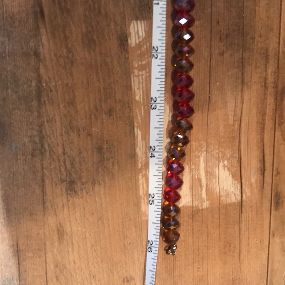 “VINTAGE” Glass Faucted Millefiori Beaded Necklace. - Picture 9 of 12